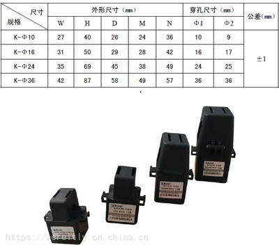 微电流开口式电流互感器AKH-0.66/K K-φ16 80A/32mA 120A/40mA
