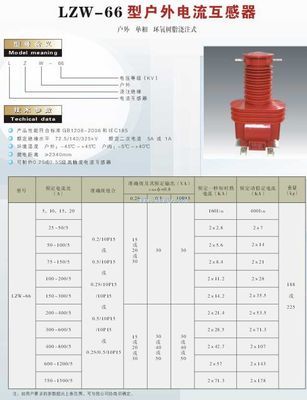 lzw-66kv型户外高压电流互感器-[报价-资料]--上海华邦工业商务网-www.91way.com