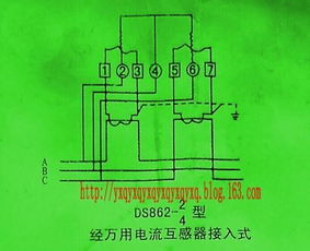 三相三线制电能表与两个电流互感器的接线原理与方法